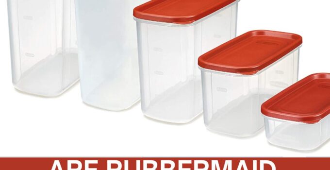 Are Rubbermaid Containers Dishwasher Safe